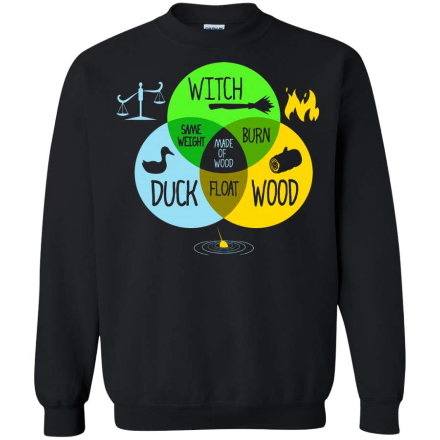 AGR Witch Duck Wood Float Burn Sweatshirt