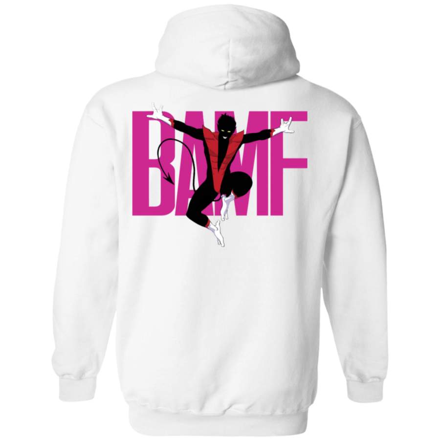 bamf Back print Pullover Hoodie