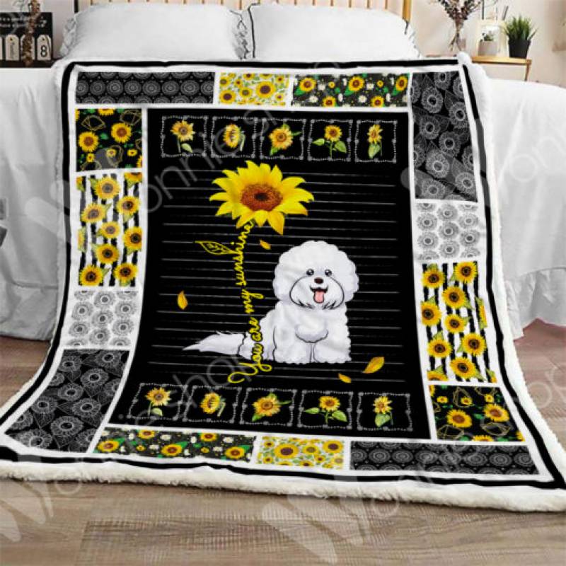 Bichon Frise Dog Sherpa Blanket NOV0802 78O53