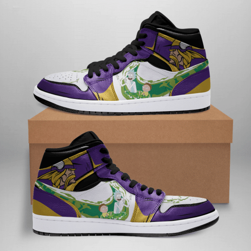 Minnesota Vikings 3 Air Jordan Shoes Sport Sneakers