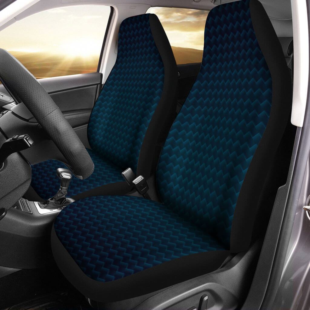 Melanin Automotive Seat Covers Abstract Shapes 4 Back Seat Covers