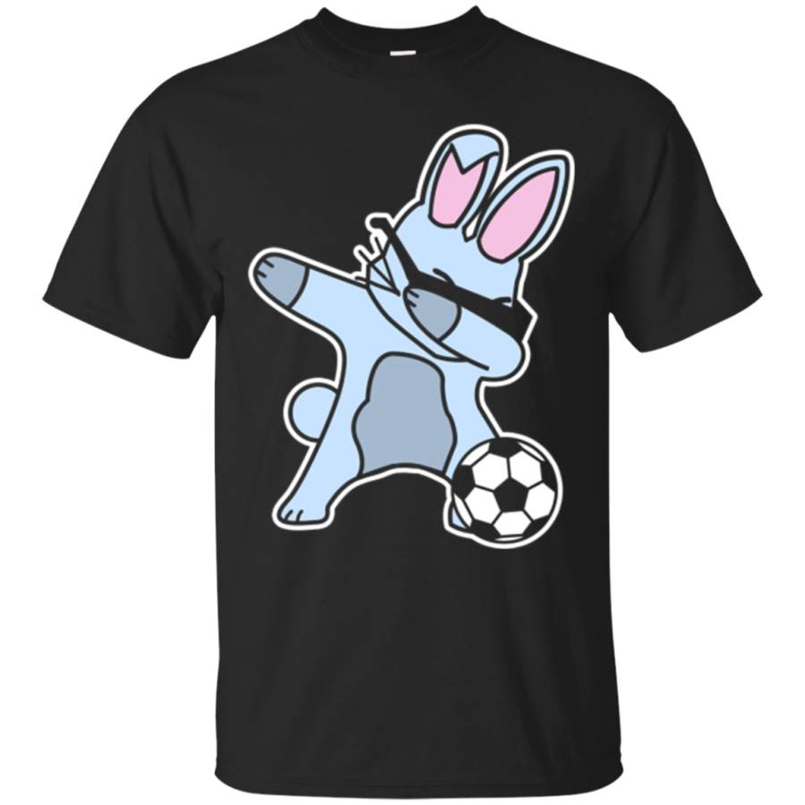 Dabbing Easter Bunny Soccer Ball T-Shirt