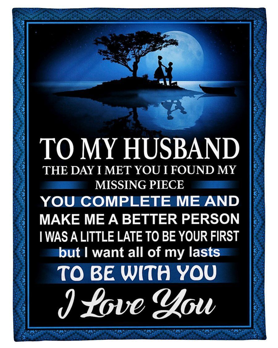 To My Husband To Be With You, I Love You,Fleece Blanket,Gift For Husband Home Decor Bedding Couch Sofa Soft And Comfy Cozy