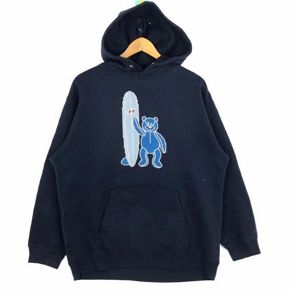 Rare Bear Hoodie Shirt Bear Surfboard Surf Style Nice Design Sweater Retro Style Fashion Hip Hop Swag Streetwear Shirt