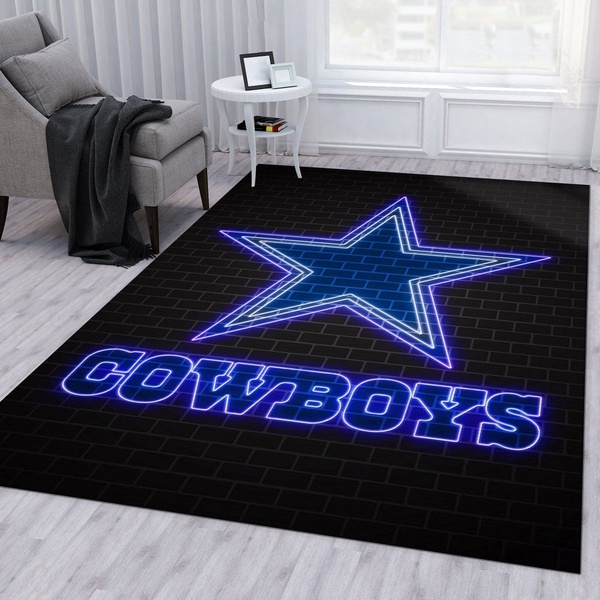 Dallas Cowboys Football Rug Bedroom Rug US Gift Decor