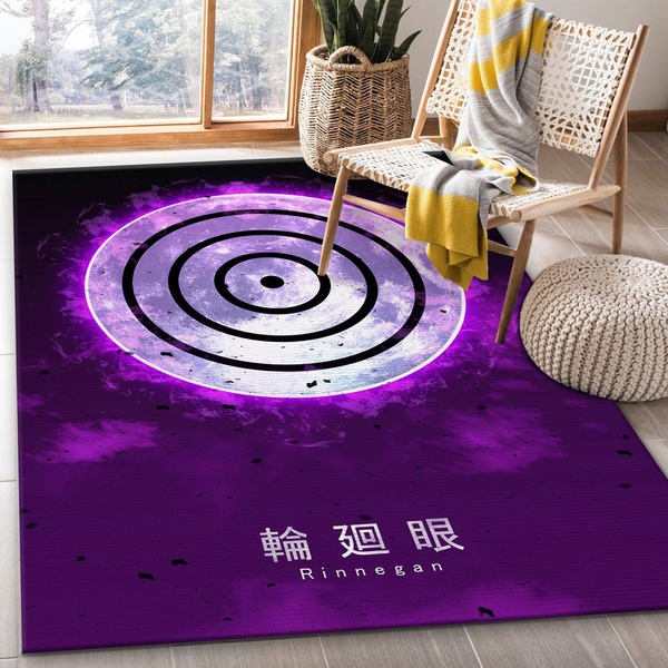 Rinnegan Anime Area Rug Living Room Rug Home US Decor