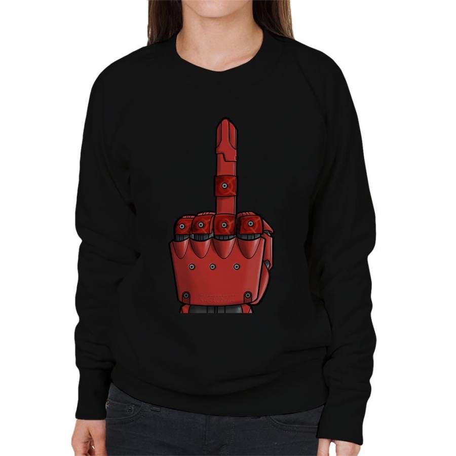 Venom Snake Giving The Finger Metal Gear Solid Women’s Sweatshirt