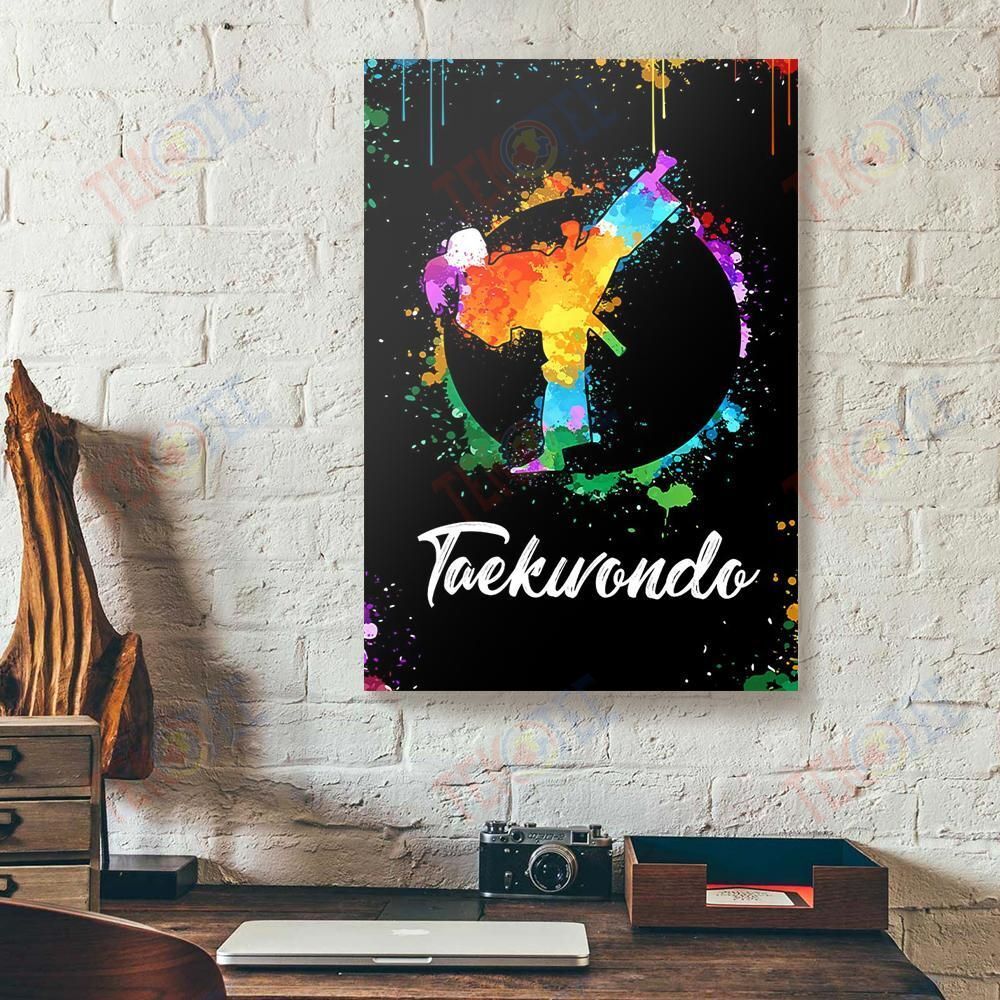 Best Canvas Prints Taekwondo Art Vertical Canvas Wall Art Attractive Canvas Home Decoration