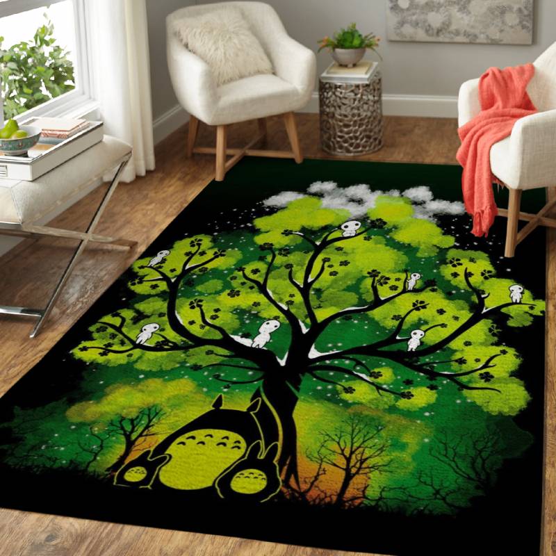 My Neighbors Forest Anime Art Area Rug – Carpet