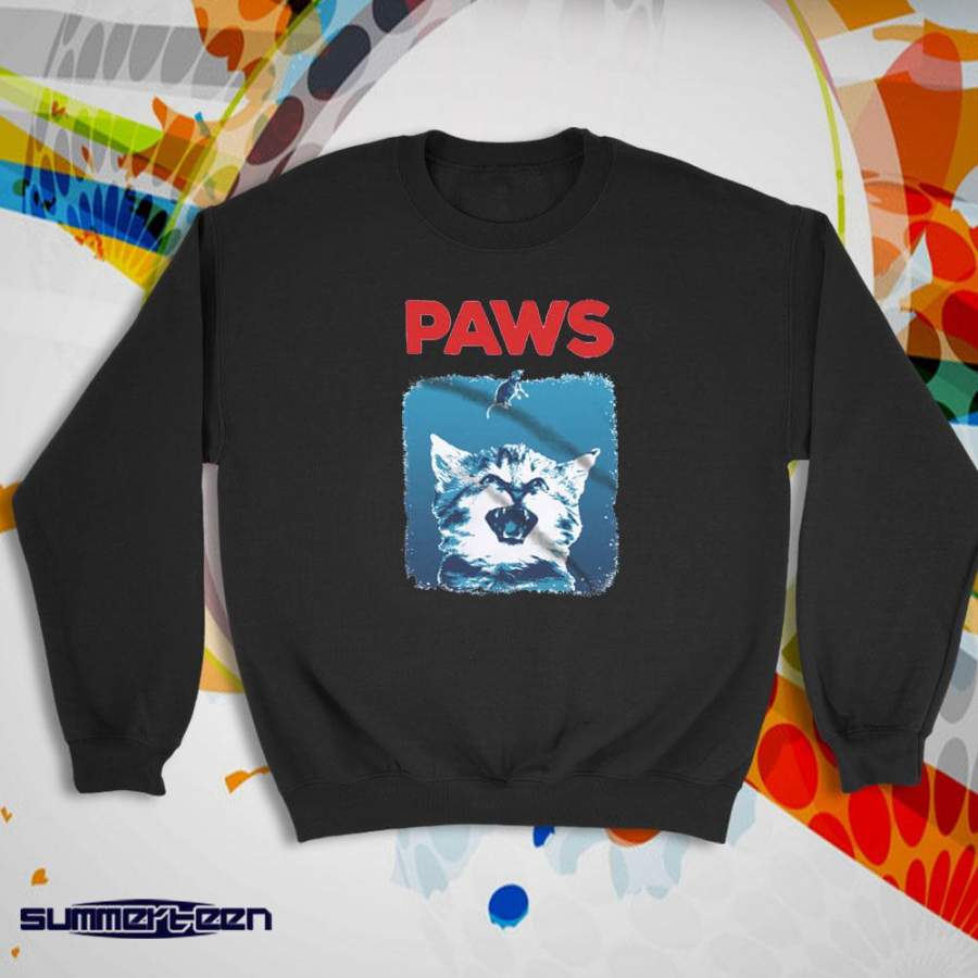 Cat Kitten Parody Jaws Women’S Sweatshirt