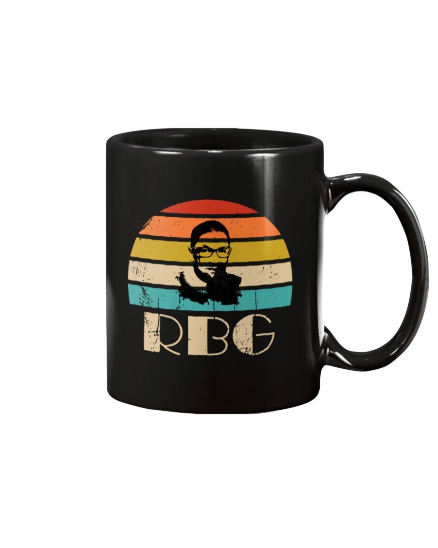 Vintage Notorious RBG – Ruth Bader Ginsburg Black Mugs