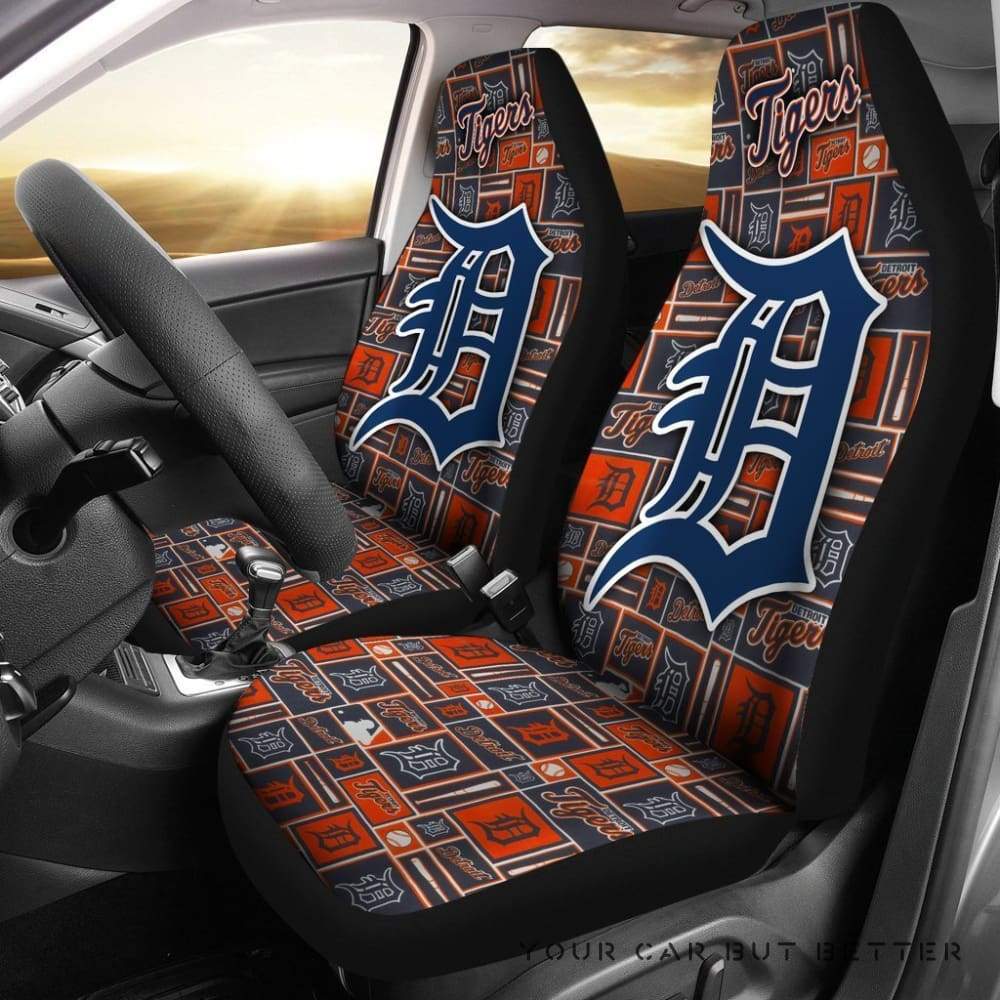 Tigers Baseball Team Car Seat Covers Lt03 205621