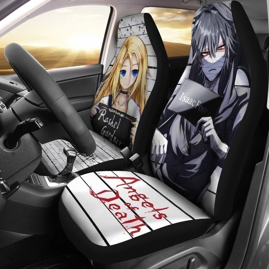 Blood Connects Us Rachel Gardner & Isaac Foster Angels Of Death Car Seat Covers MN04