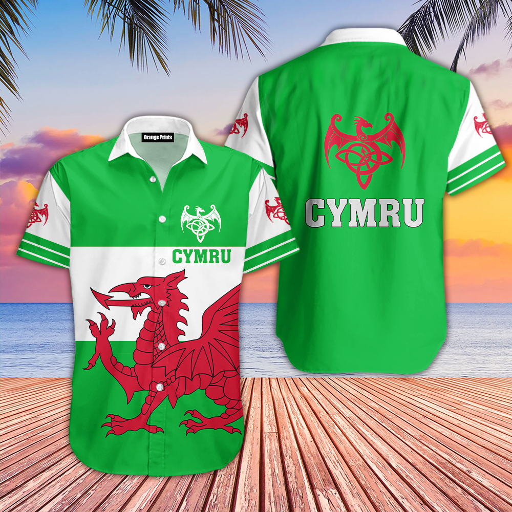 Wales Flag St Day Hawaii Shirt For Men Women Ha37144