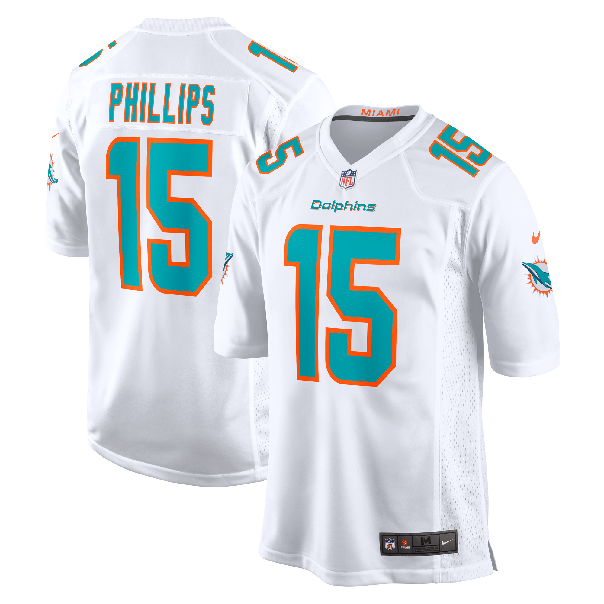 Jaelan Phillips Miami Dolphins Game Jersey – White