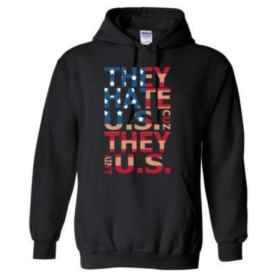 AGR They Hate US Cuz They Aint US – Heavy Blend™ Hooded Sweatshirt