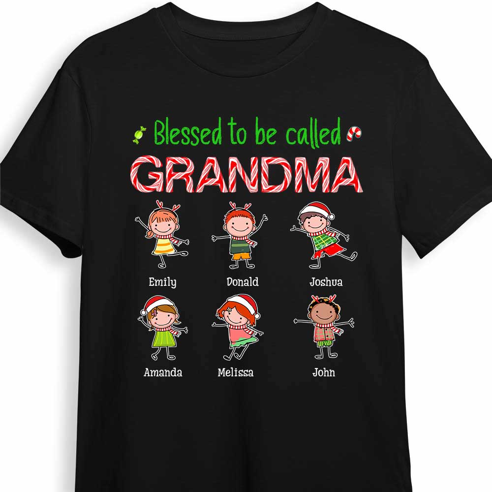 Personalized Grandma Christmas Shirt Hoodie Sweatshirt Ob284 36O34