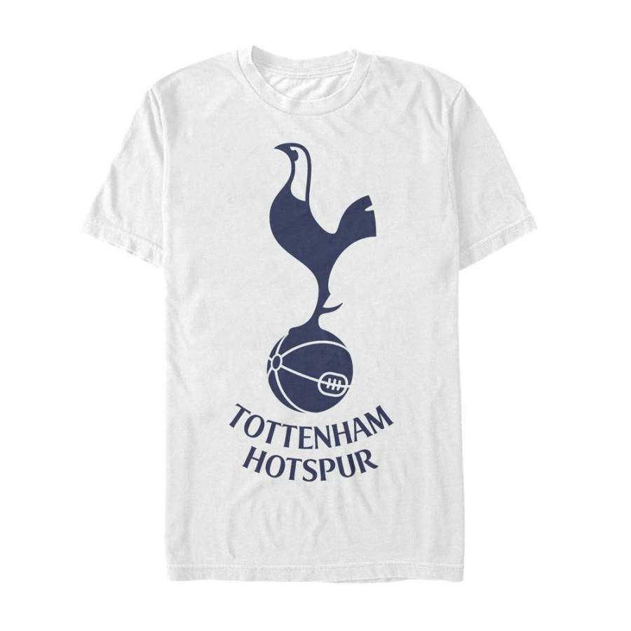 Tottenham Hotspur Football Club Men’s Classic Bird Logo  T Shirt White