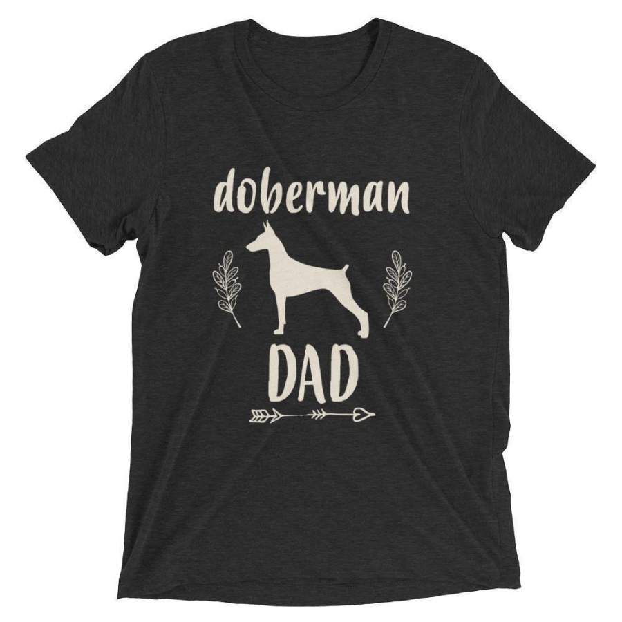 Men’s Doberman Dad tshirt Doberman gift for dog lovers