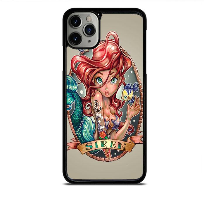 Ariel Little Mermaid Tattoo 3D Case Phone Cases