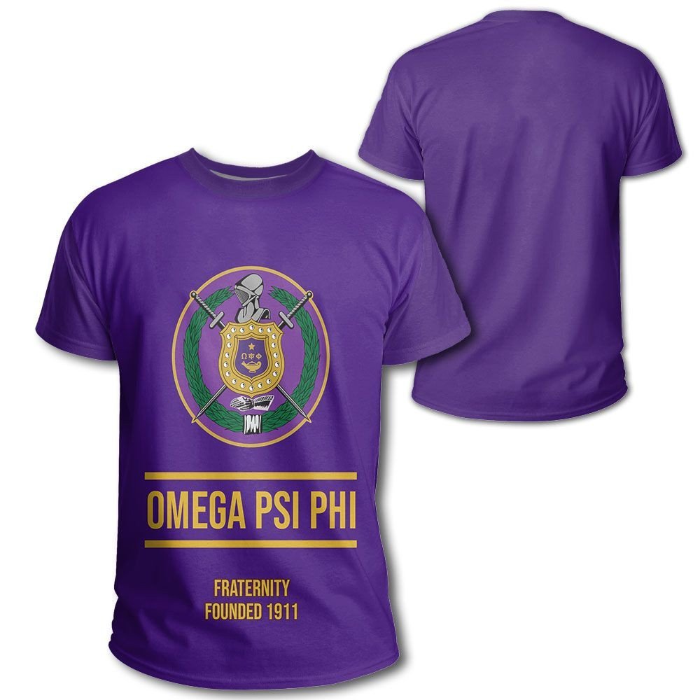 Fraternity Tshirt – Omega Psi Phi Fraternity Founded 1911 Tshirt