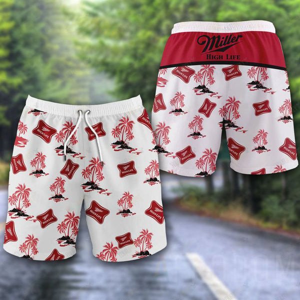 Tropical Palms Miller High Life Hawaii Shorts Beach Short For Men Ha32298