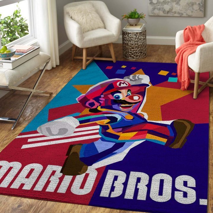 The 20 Rug SUPER MARIO BROS. VIDEO GAME Area Rugs Living Room Carpet FN301143 Christmas Gift Floor Decor