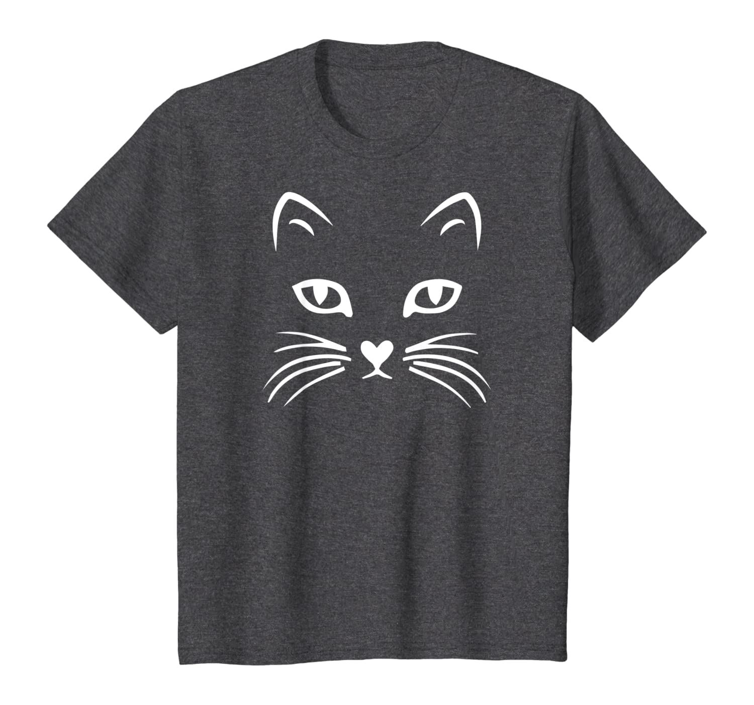 Cat Face T Shirt: Halloween Tshirt For Women Girls Boys Kids T Shirt