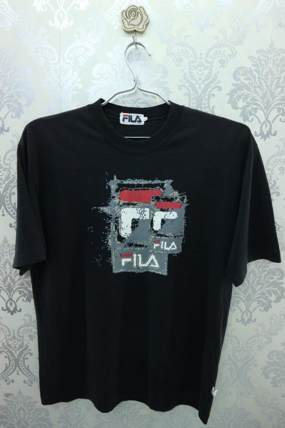 Vintage Fila Italy Shirt Big Logo Streetwear Sportswear Top Vintage Fila Shirtfila Shirt