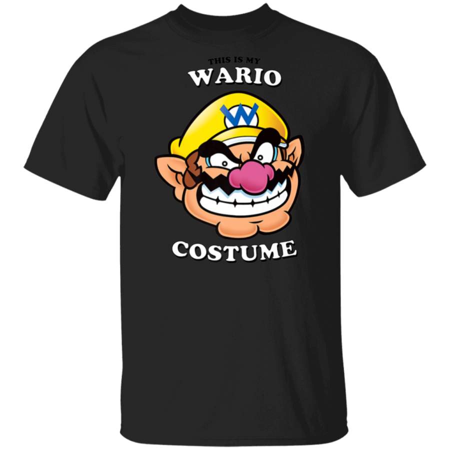 Super Mario This Is My Wario Costume Premium T-Shirt T-shirt Long Hoodie Black