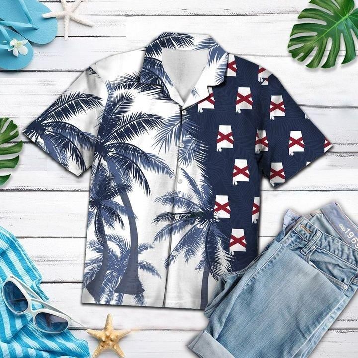 Alabama Hawaiian Shirt   Unisex   Full Size   Adult   Colorful   Hw1470