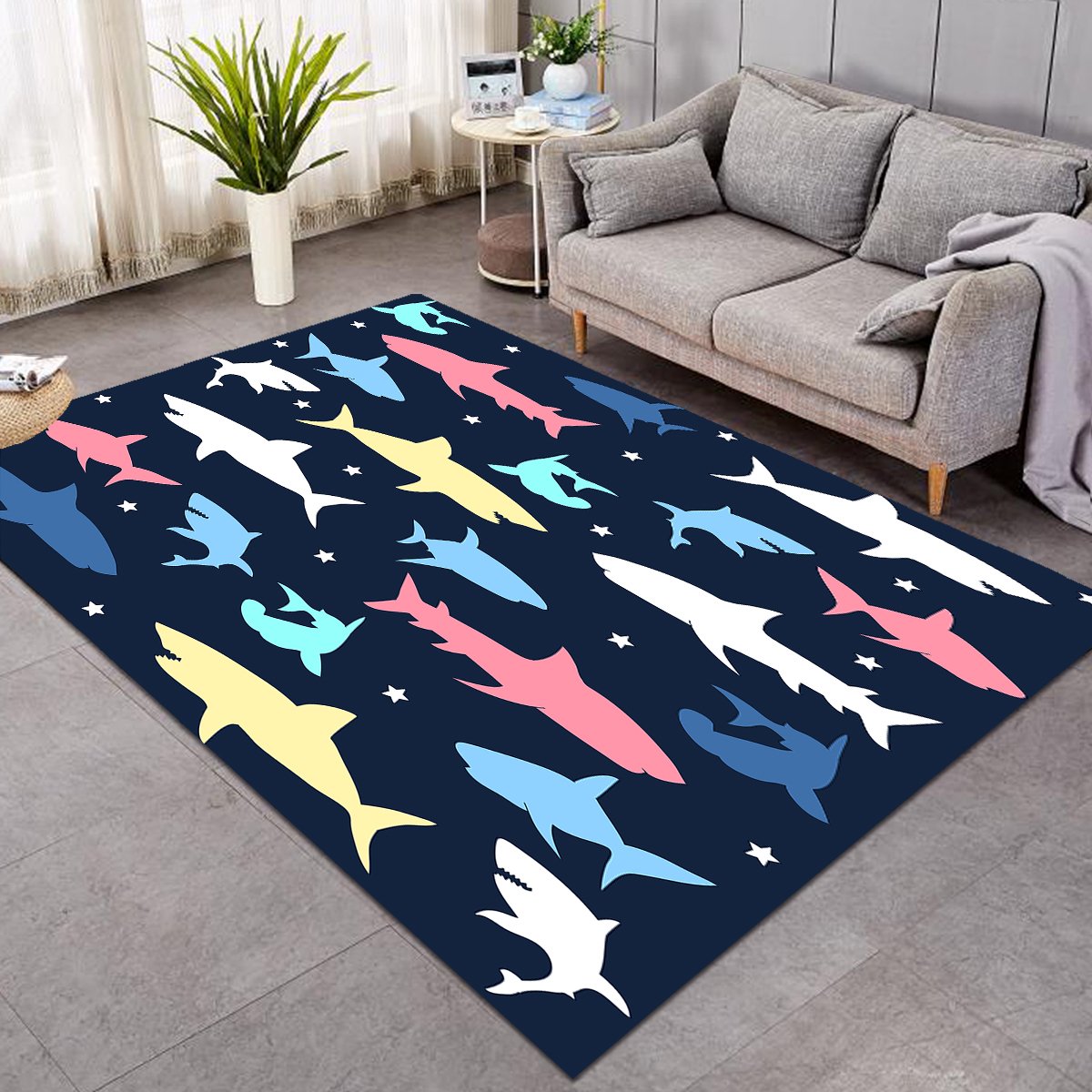 Shark Shadows SW0102 Rug