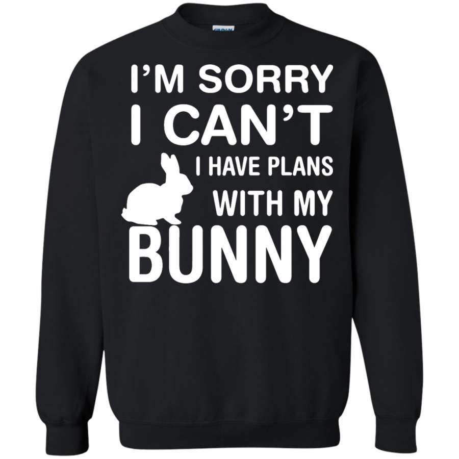 Sorry I Can’t I Have Plans With My Bunny Pet Lover Pullover Sweatshirt – Teeever.com