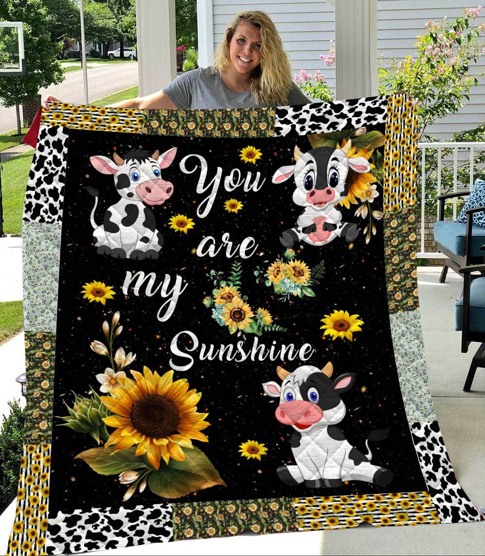 You Are My Sunshine Fleece Blanket – Quilt Blanket, Home Decor Bedding Couch Sofa Soft And Comfy Cozy