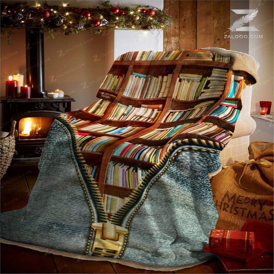 Zalooo – Bookworm Blanket – Open Zipper