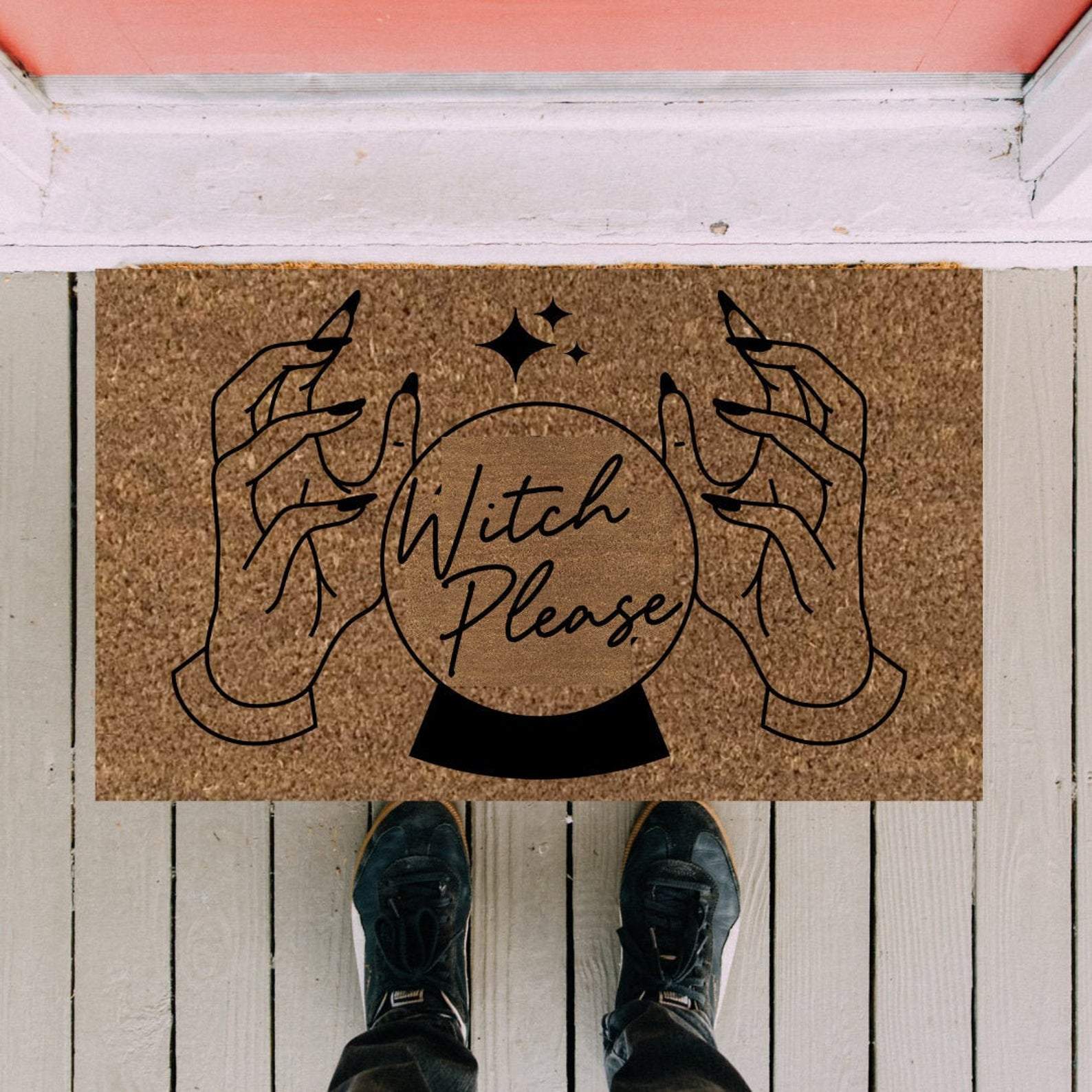 Witch Please Doormat / Halloween Doormat / Funny Door Mat / Witch Welcome Mat / Fall Decor Rug / Halloween Decor / Fall Decor / Witch Decor