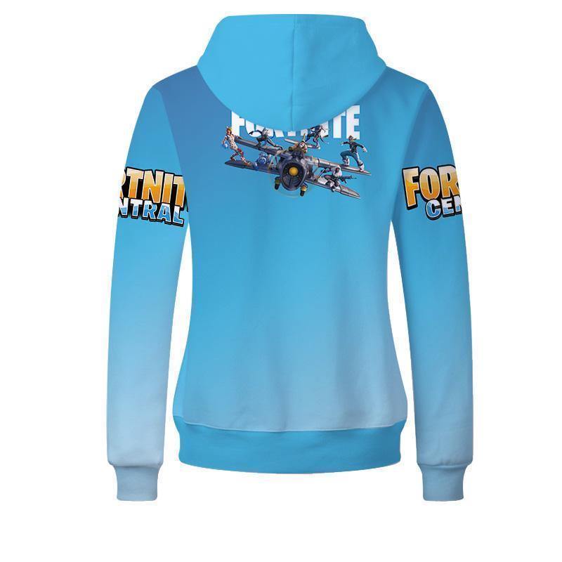 Fortnite Hoodie Kids Blue Sweatshirt – Chingontees