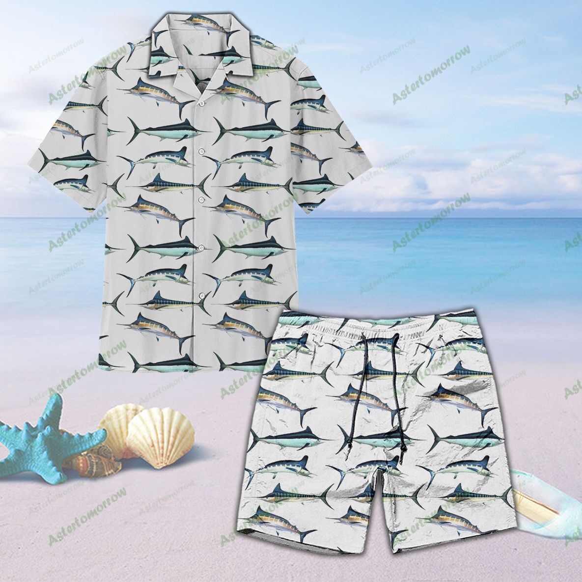 Marlins Unisex Hawaiian Shirt Beach Fishing Hawaiian Ha88241