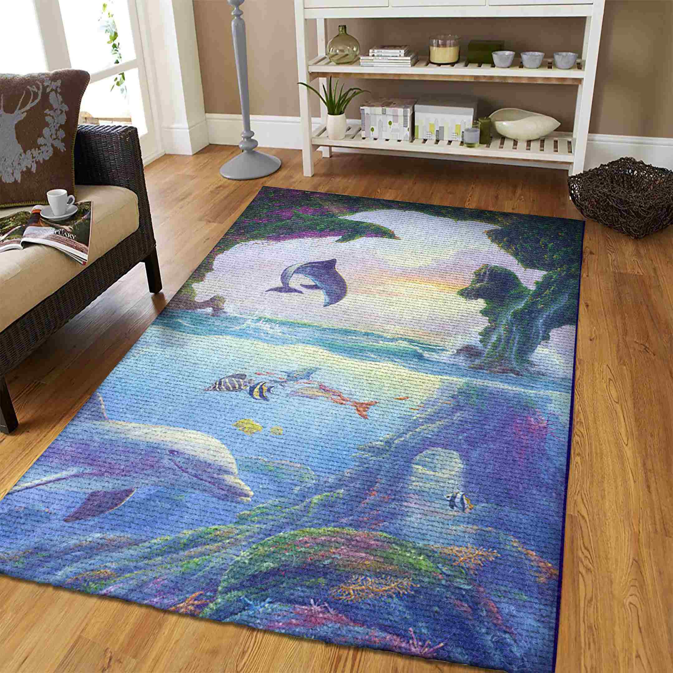 Dolphin Rug Rb7A8E7E4048