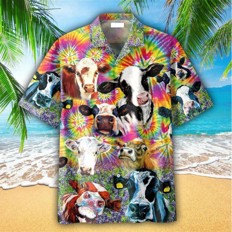 Easily Attracted By Cows Hawaii Shirt Aloha Tropical Sleeve Summer Ha47341