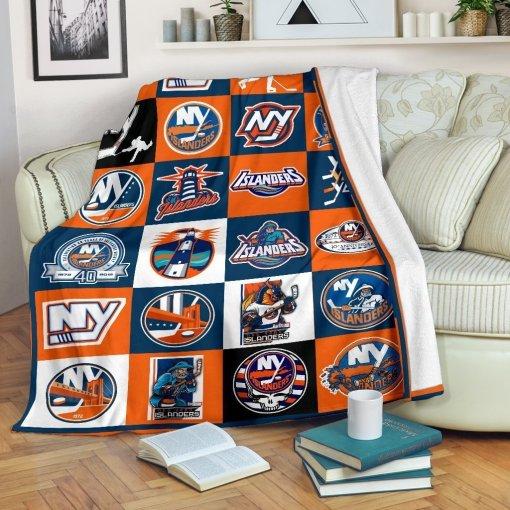 New York Islanders 3D Full Printing Blanket V3