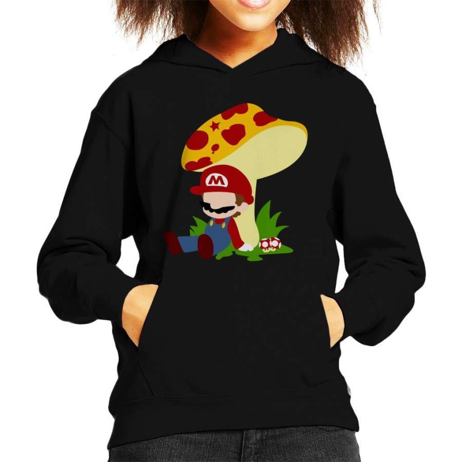 Super Mario Relaxing Time Kid’s Hooded Sweatshirt