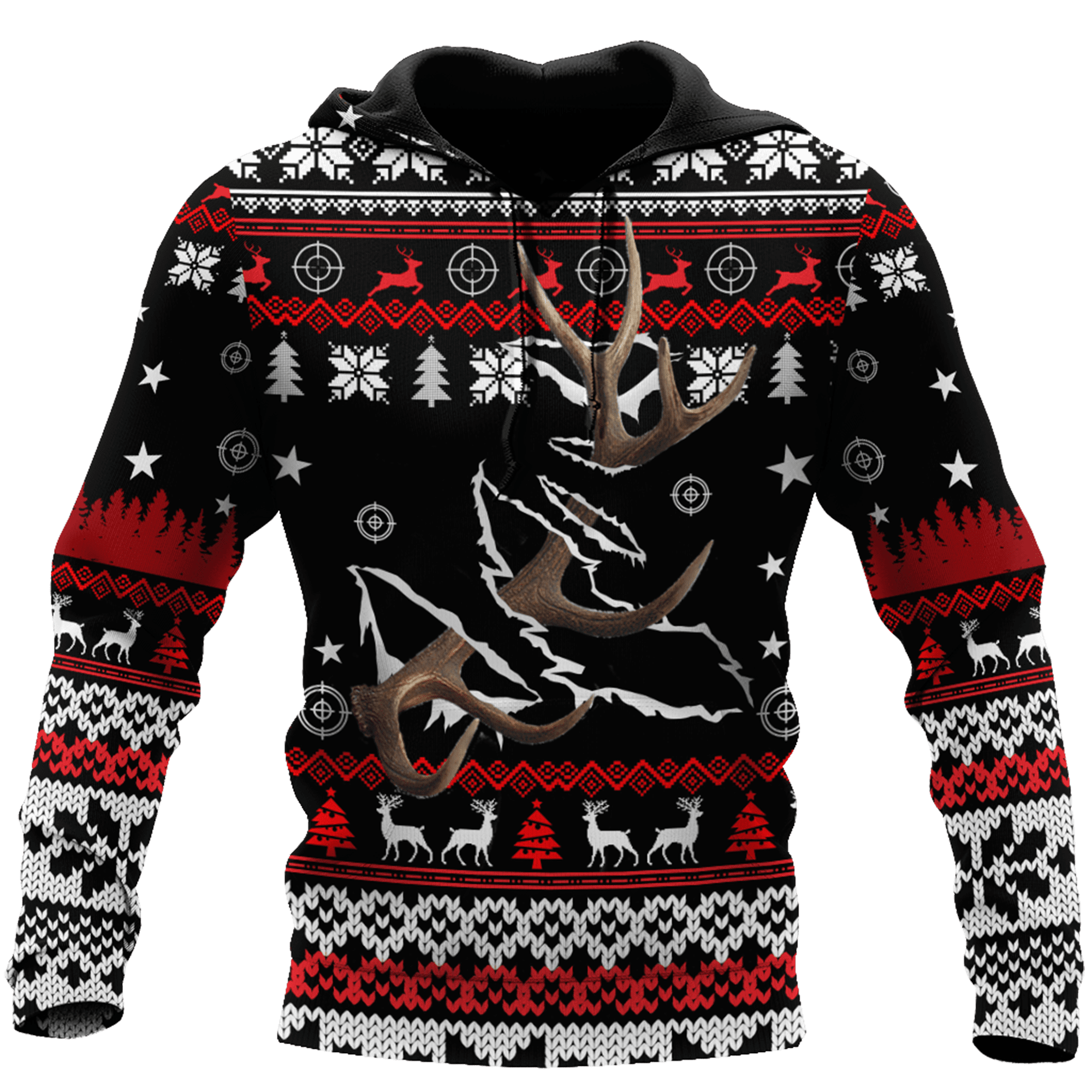 Tmarc Tee Deer Hunting Christmas 3D All Over Printed Unisex Shirts