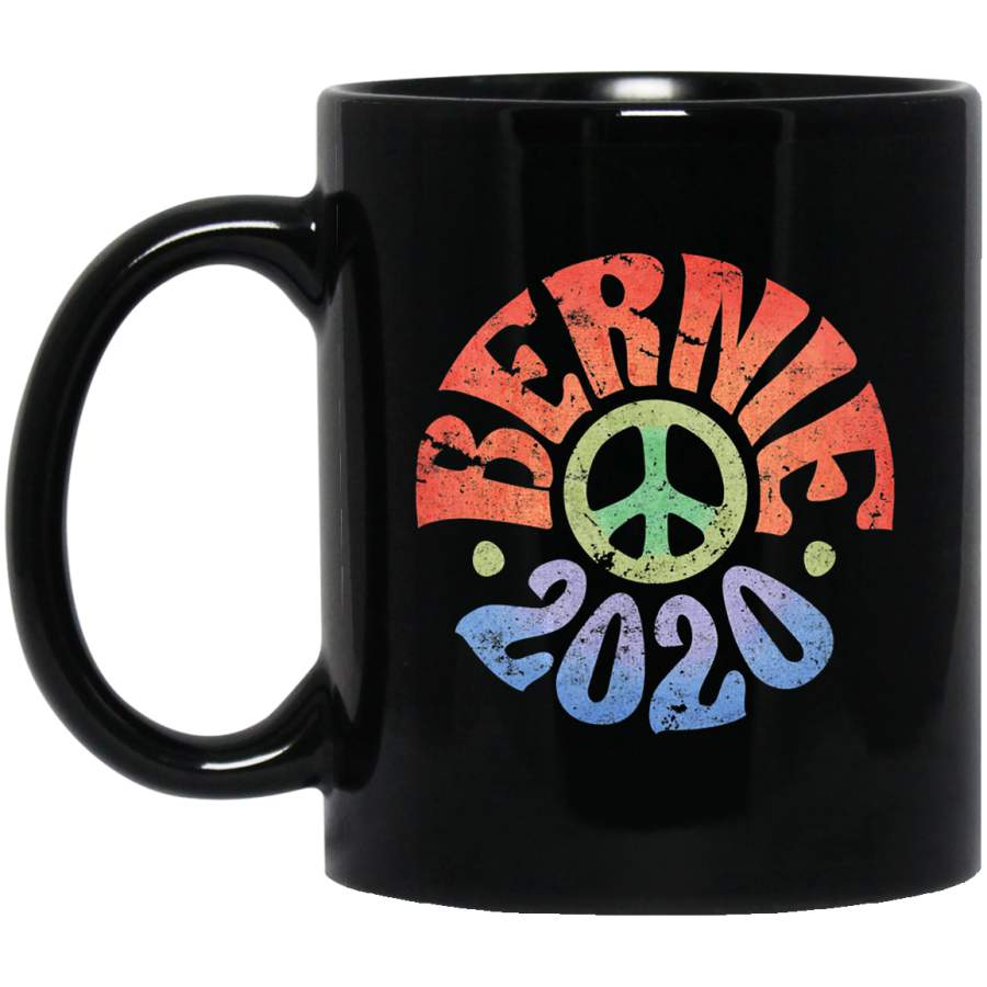 Bernie 2020 Peace Vintage Coffee Mug