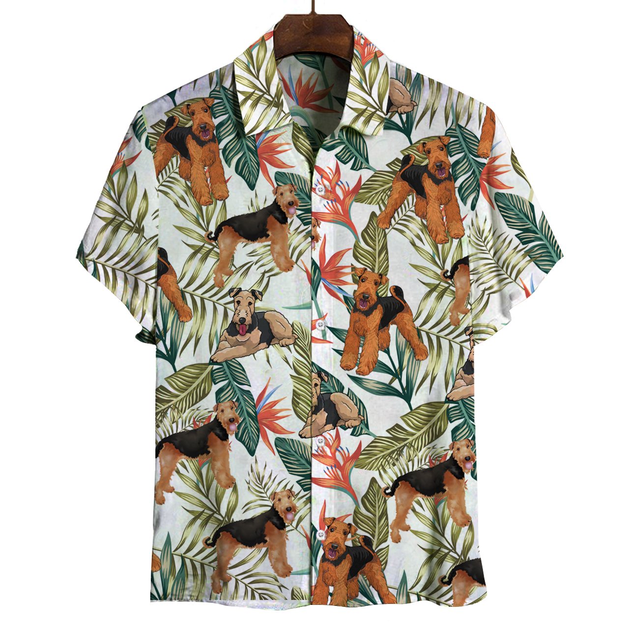 Airedale Terrier Hawaii Shirt Ha83677