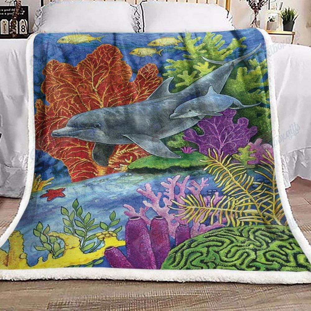 Dolphin Am2410559Cl Fleece Blanket