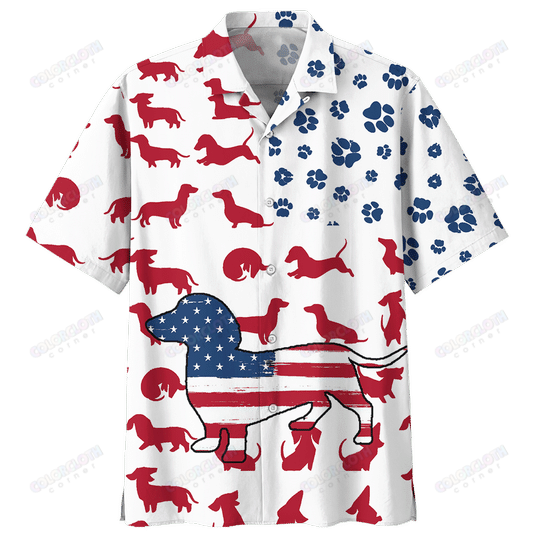 Dachshund Hawaii Shirt Ha50059