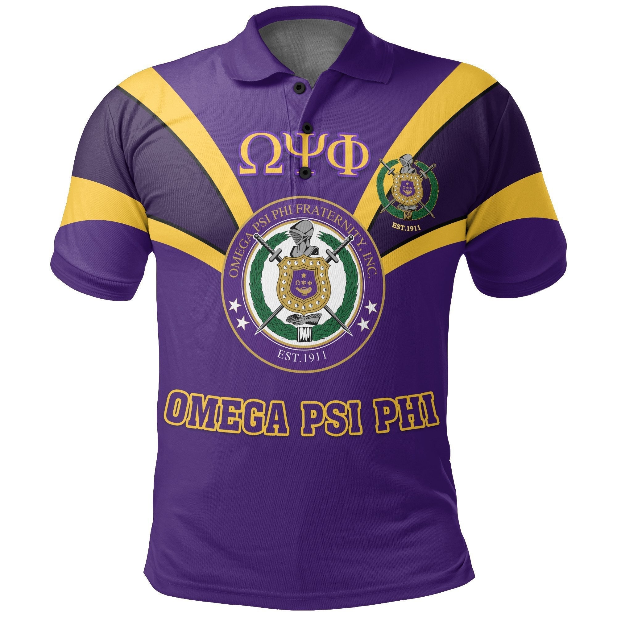 Fraternity Polo – Omega Psi Phi Polo Shirt Tusk Style