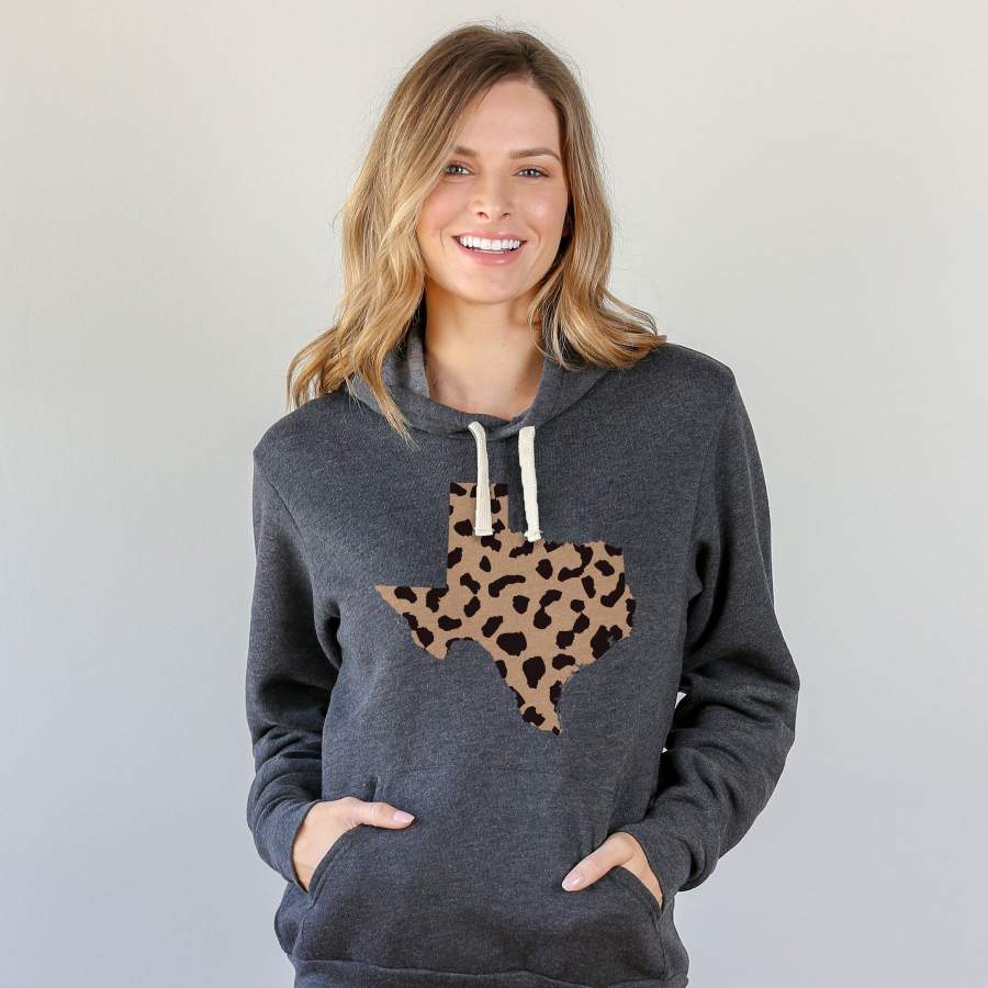 Texas Leopard Pattern Hoodie