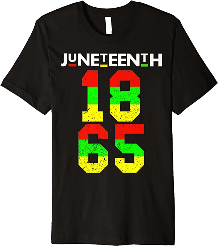 Juneteenth 1865 King Men Melanin Black Queen Women Boy Girls Premium T-Shirt